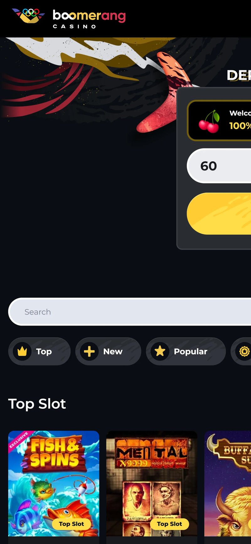 Boomerang Casino: Začnite Igrati in Uporabite Bonuse Na Slovenskem